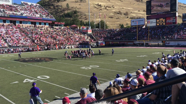 University of Montana Football Washington-Grizzly Stadium 